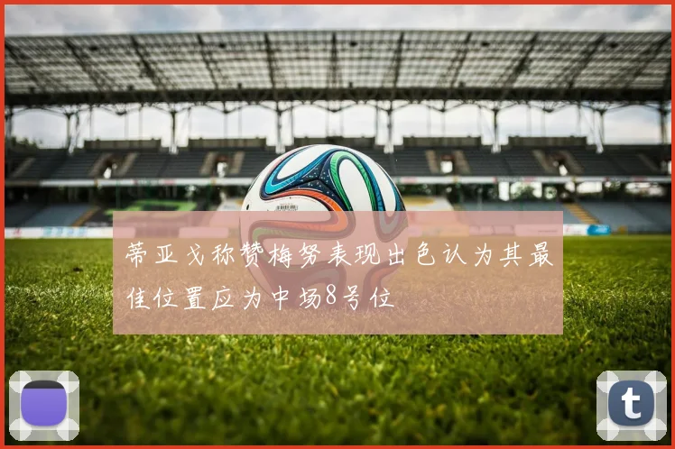蒂亚戈称赞梅努表现出色认为其最佳位置应为中场8号位
